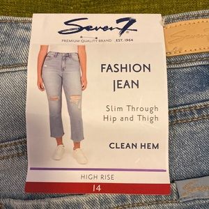 ♥️Seven7 Fashion Jean - size 14